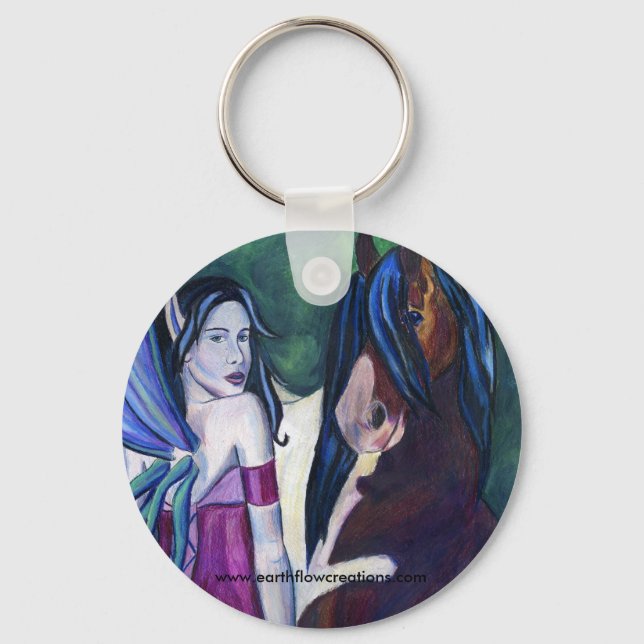 Rhiannon e sua Chaveiro de Fae Horse (Frente)