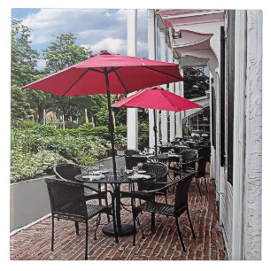 Rhinebeck NY - Sentado ao ar livre