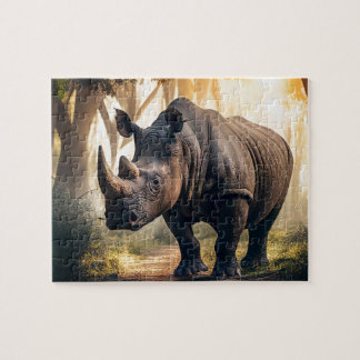Rhino Jigsee Quebra-cabeça - Selva