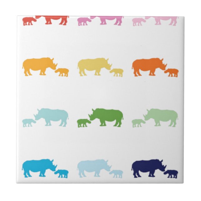 Rhinos do arco-íris (Frente)