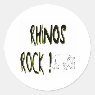 Rhinos Rock! Adesivo