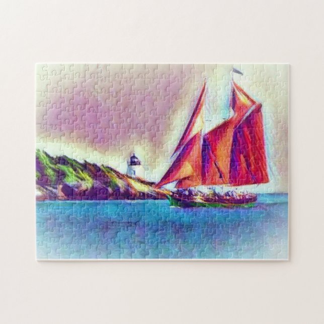 Rhode Island Quebra-cabeça (Horizontal)