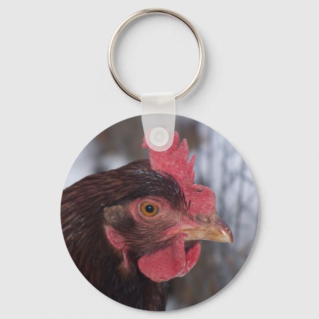 Rhode Island Red Hen chaveiro (Frente)