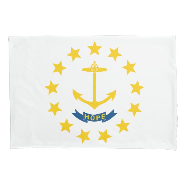 Rhode Island State Flag Impressão Patriotc (Frente)