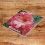 Rhododendron Bloom Rosa Floral<br><div class="desc">Azulejo cerâmico que mostra a foto de uma linda floração roxa de Rhododendron. Um design floral adorável! Selecione o tamanho do seu azulejo. Faz uma bonito trivet de cozinha!</div>