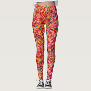 Rhubarb & Lemon Pie Leggings