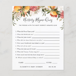 Rhyme Quiz | Jogo Chá de fraldas