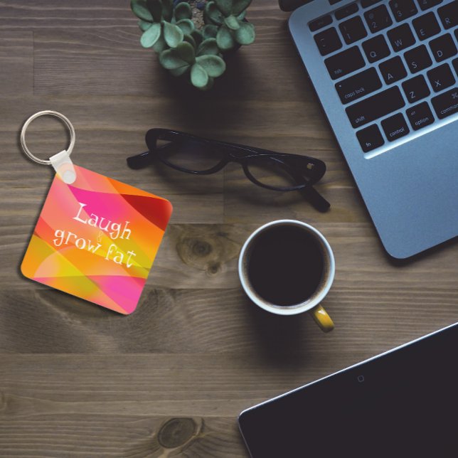 Ria e faça humor gordo dizendo Chaveiro (Criador carregado)