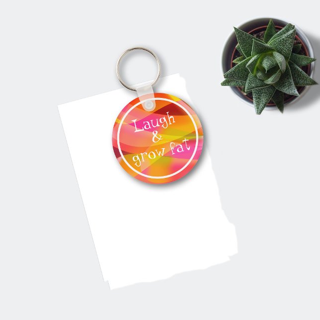 Ria e faça um humor gordo dizendo Chaveiro laranja (Criador carregado)