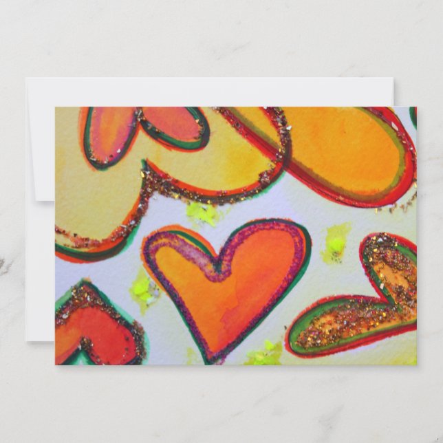 Ria os convites personalizados para jardins ou con (Frente)