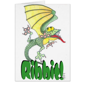 Ribbit! Cartão da Todo-Ocasião