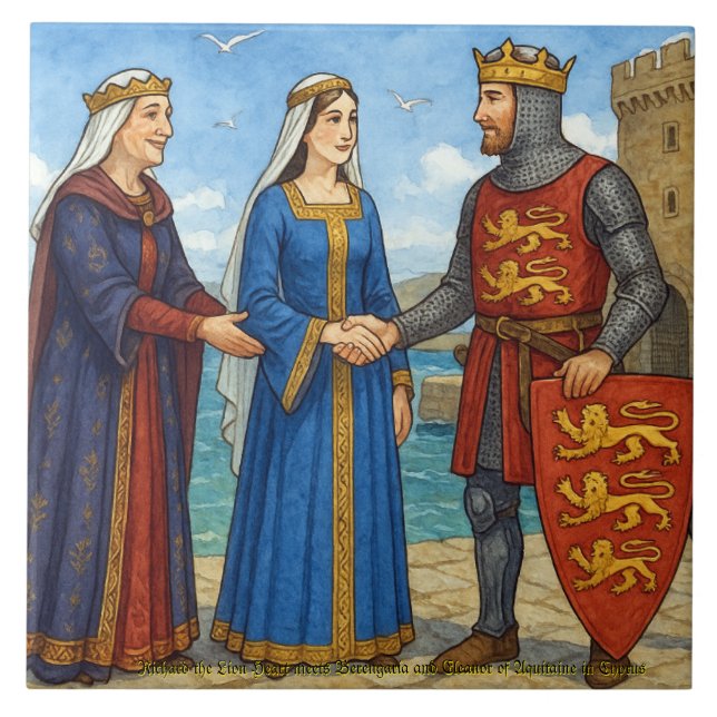 Ricardo Coração de Leão e Berengária de Navarra (Frente)