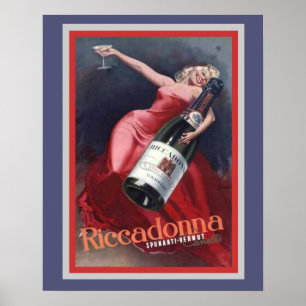Riccadonna Vintage Poster 16 x 20