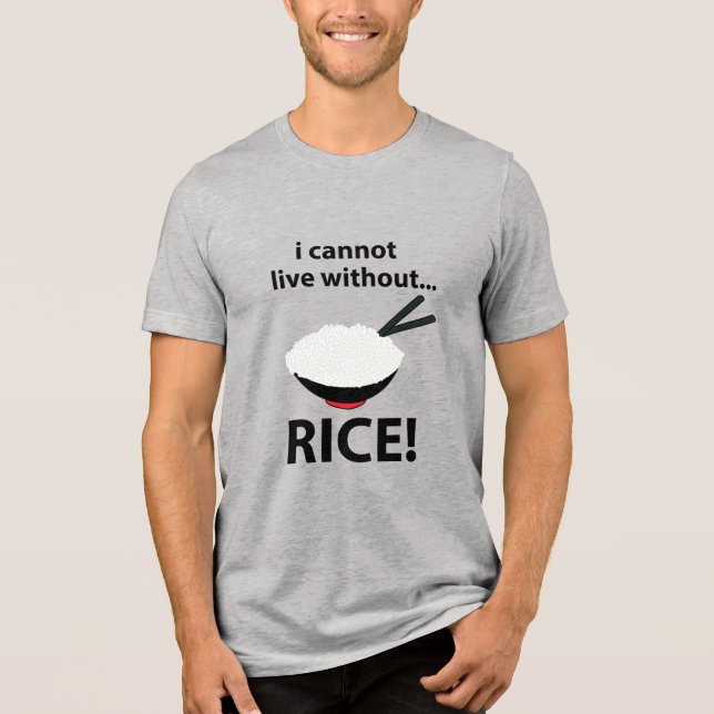 Rice Bowl Não Consigo Viver Sem Arroz (Frente)