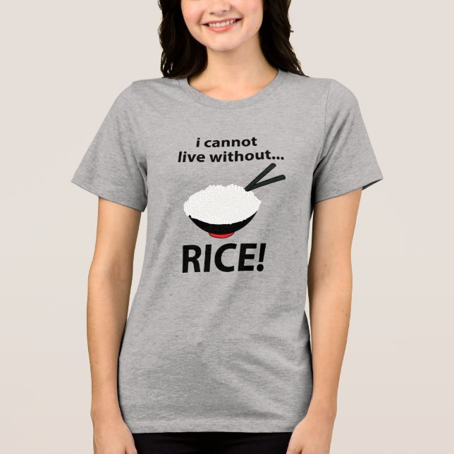 Rice Bowl Não Consigo Viver Sem Arroz (Frente)