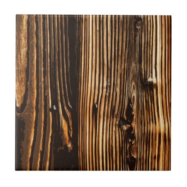 Rich Dark Wood Grain (Frente)