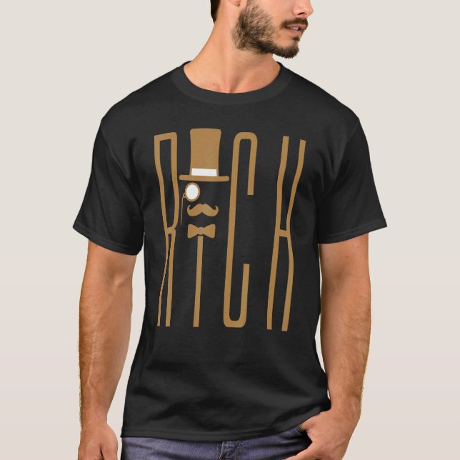 Rich Monocle Top Hat Sir (Frente)