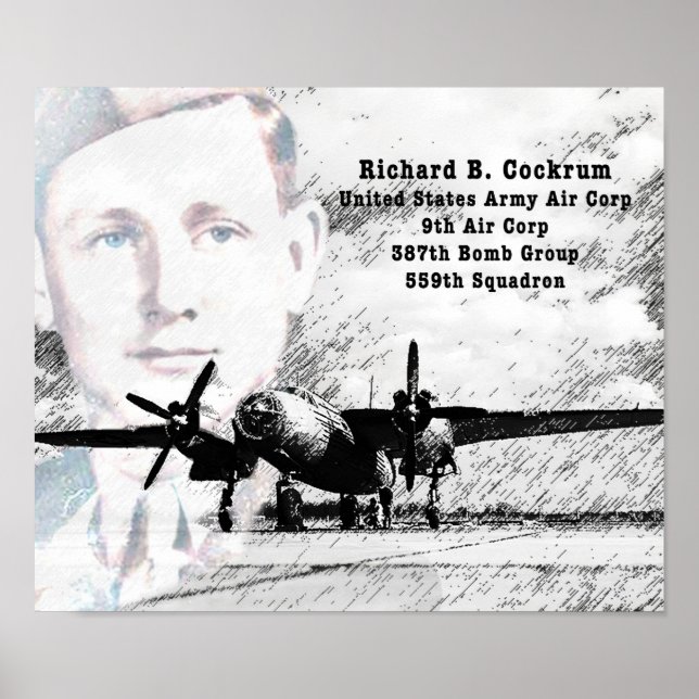 Richard Cockrum Air Force Poster (Frente)