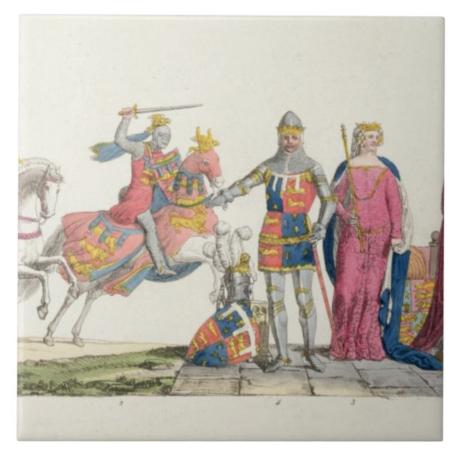 Richard o Lionheart, John de magriço, Edward III, (Frente)