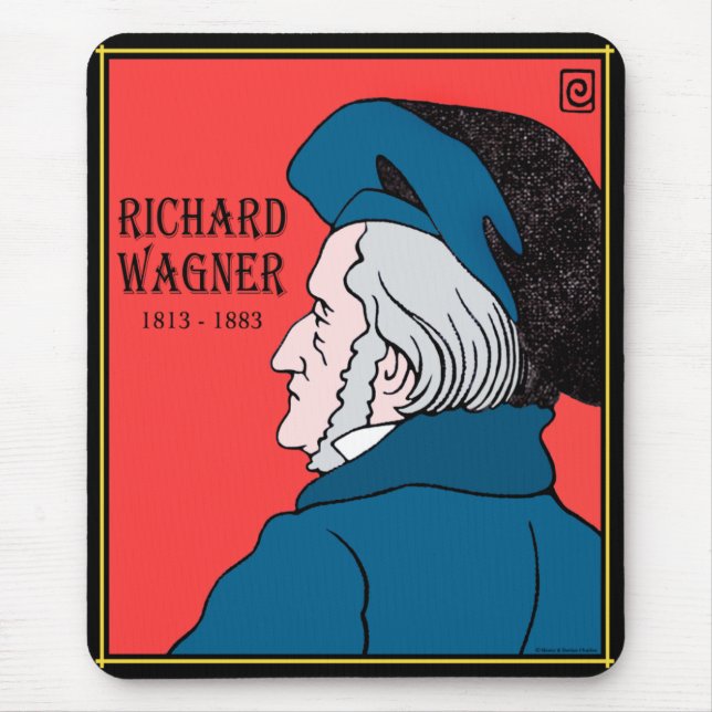 Richard Wagner Mousepad (Frente)