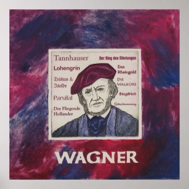 Richard WAGNER poster (Frente)