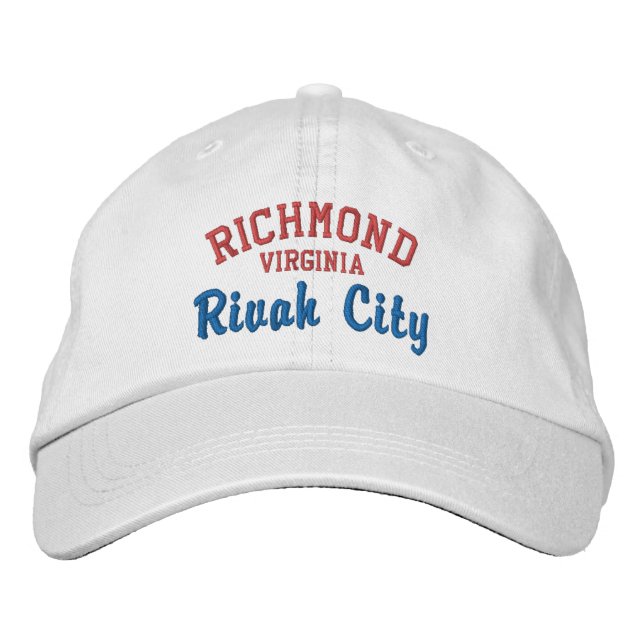 RICHMOND VA "Rivah City" Bordado Boné de Baseball (Frente)