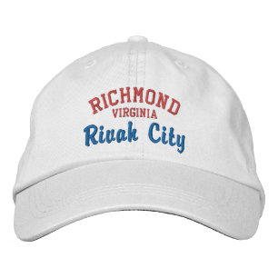 RICHMOND VA "Rivah City" bordou o Boné de beisebo