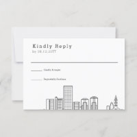 Richmond Wedding | RSVP Skyline Estilizado