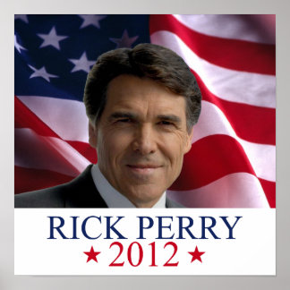 Rick Perry 2012 para poster impressão