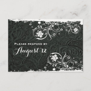 Rico Black White Rustic Boat RSVP