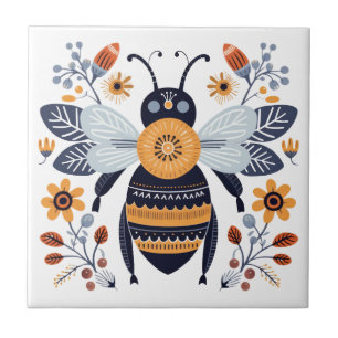 Rico Boho Honey Bee Scandinavian FolArt
