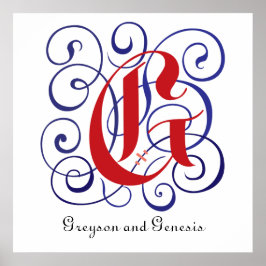 Rico Bonés Góticos - Letra G, Poster PNG 300dpi