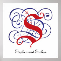 Rico Bonés Góticos - Letra S, Poster PNG 300dpi