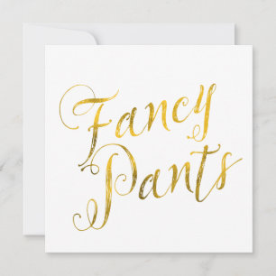 Rico de Calças de Faux Gold Foil Sparkle Design