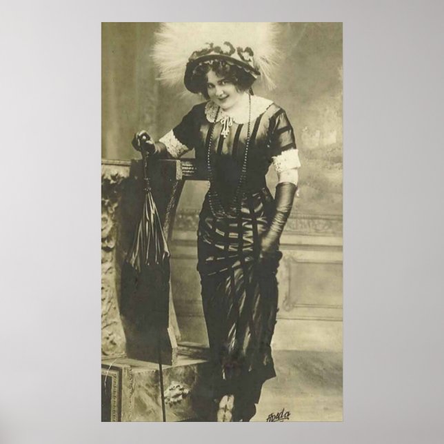 rico de mulher poster de 1900 (Frente)