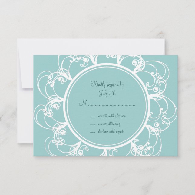 Rico Floral RSVP (turquesa) (Frente)
