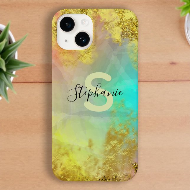 Rico Grelha-Grelha Metálica Dourada Glitter (Criador carregado)