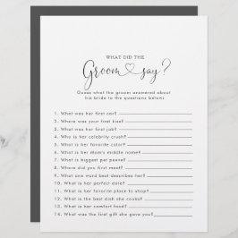 Rico Love Chá de panela O que o noivo disse