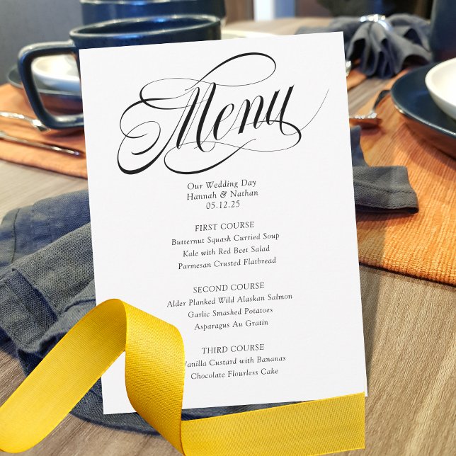 Rico Menu Wedding (Criador carregado)