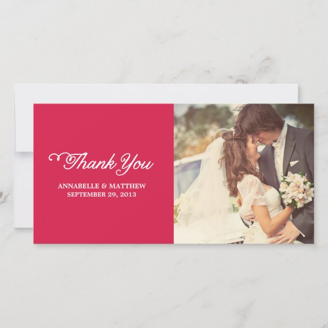 Rico Obrigado Cartões com fotos (Frente)