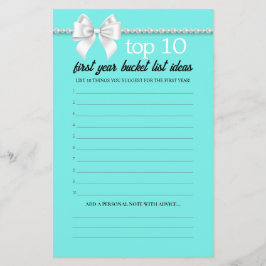 Rico Tiffany Balde List Advice Chá de fraldas Game