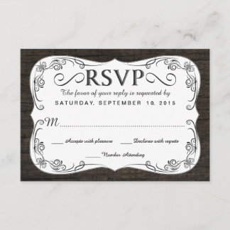 Rico Vintage, RSVP, Resposta Nupcial