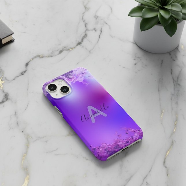 Rico Violet Purple Modern Glam Glittery (Criador carregado)