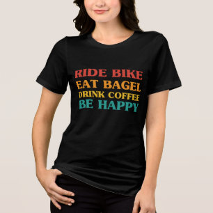 Ride Bike Coma Bagel Beba Café Seja Feliz