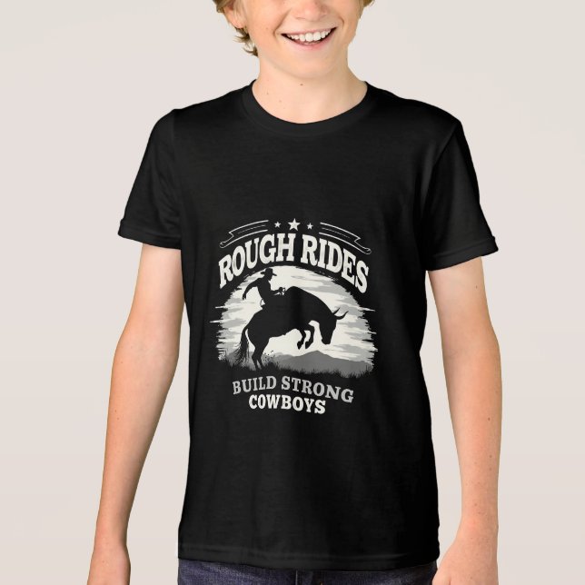 Rides Rough Construem Vaqueiros Fortes Oeste (Frente)
