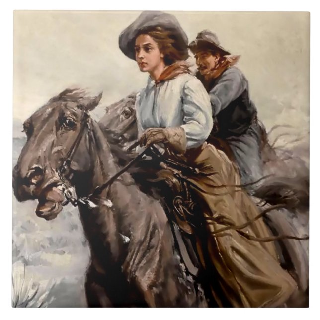 "Riding the Range", por WHD Koerner (Frente)
