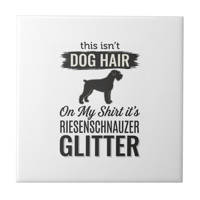 Riesenschnauzer Brilho Design Engraçado Amante de  (Frente)