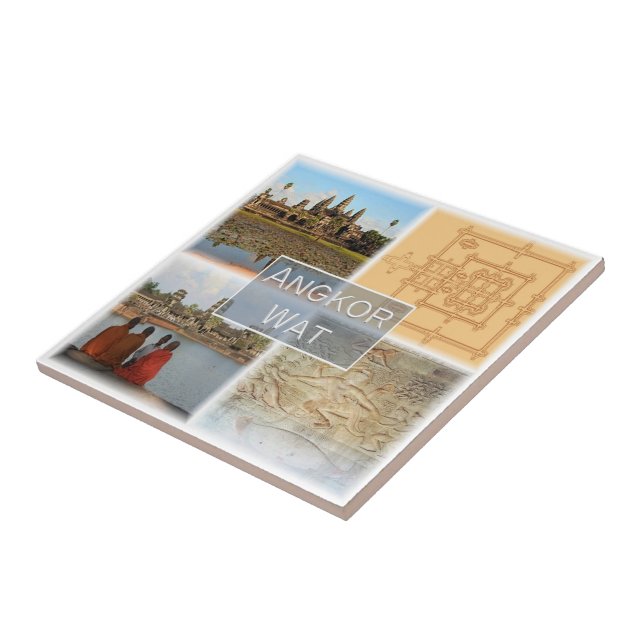 Rif. KH * Camboja, Angkor Wat, (Lateral)