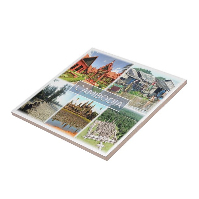 Rif. KH * Camboja, Angkor Wat, Phonom Penh (Lateral)