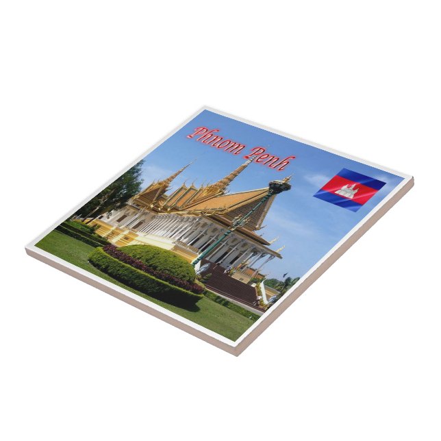 Rif. KH Camboja, Phnom Penh, Royal Place (Lateral)
